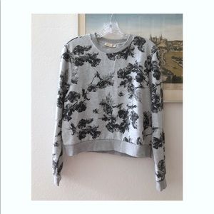 ETHEREAL Floral Print Sweatshirt